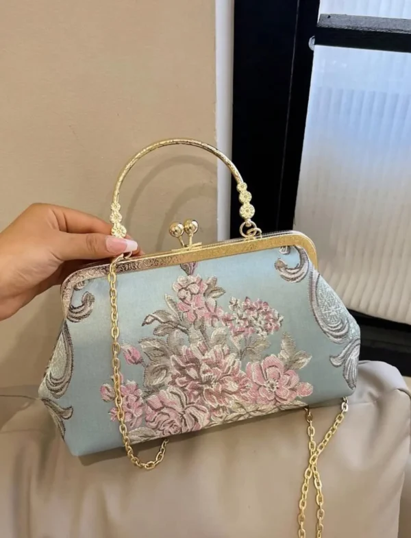 Vintage Flower Pattern Handbag