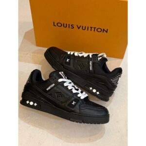 Louis Vuitton Black Trainer Sneaker