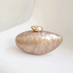 Zariya Acrylic Clutch Bag