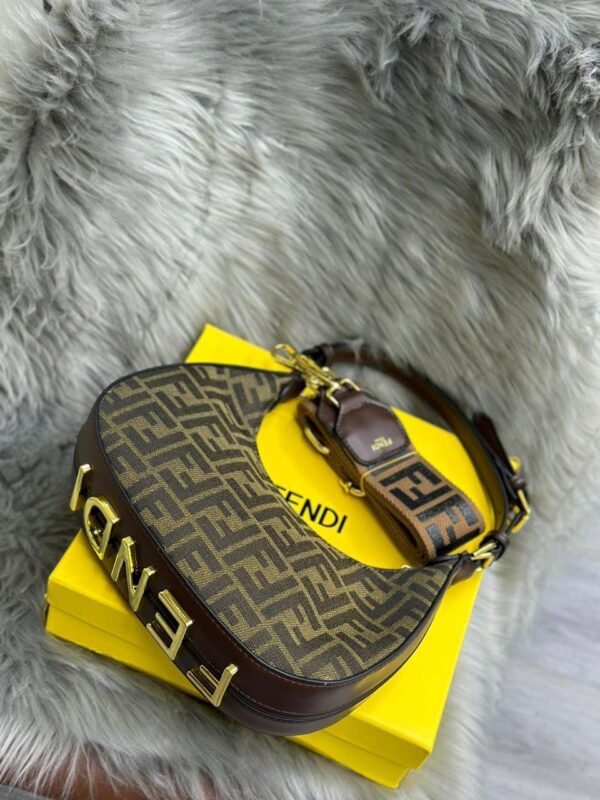 Fendi Denim Baguette Shoulder Bag in Dubai