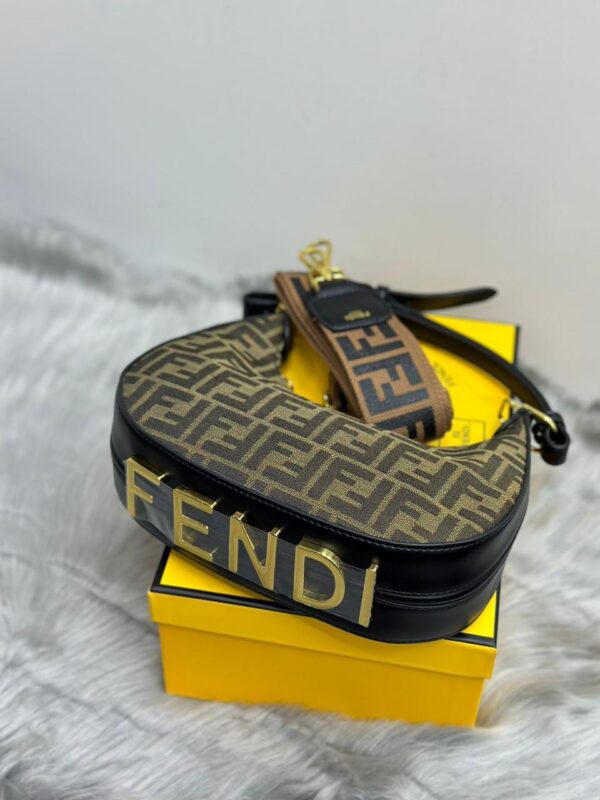 Fendi Denim Baguette Shoulder Bag in Dubai