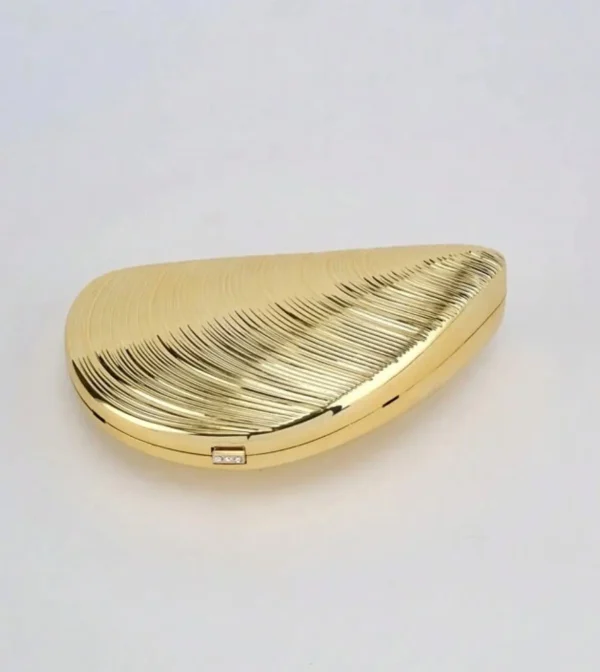 Gold Shell Clutch Bag in Dubai