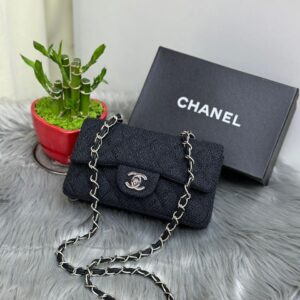 Chanel 17C Ivory Caviar Mini Bag