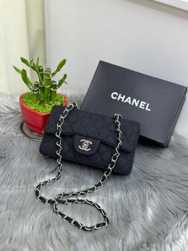 Chanel 17C Ivory Caviar Mini Bag