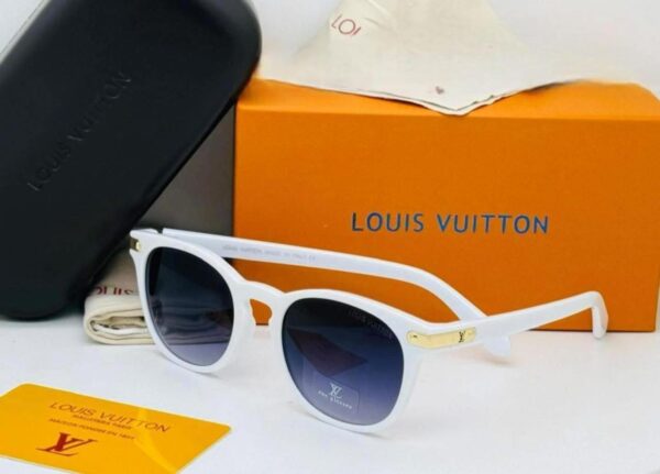 Louis Vuitton White Frame Sunglasses in Dubai