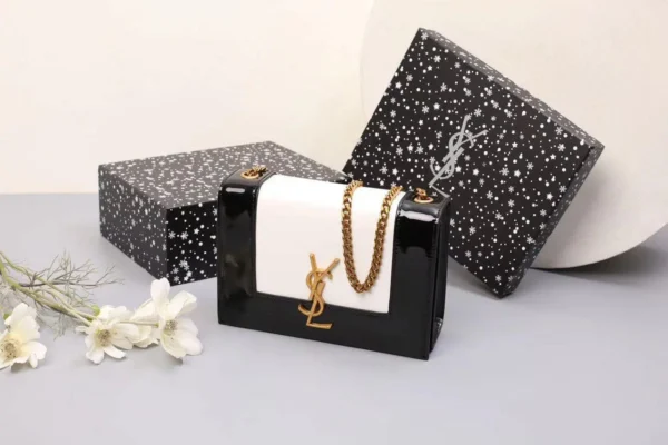Luxury Patent Leather Chain Shoulder Bag in Dubai