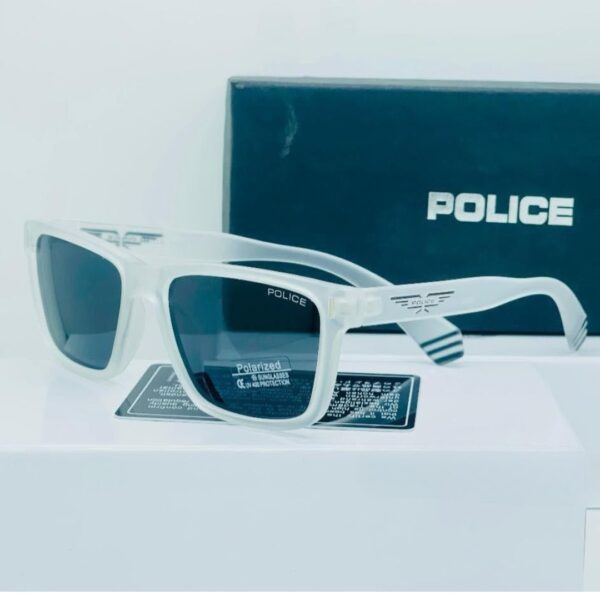 Police White Transparent Sunglasses in Dubai
