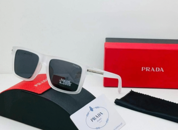 Prada Ice White Sunglasses in Dubai