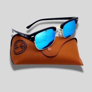 Ray-Ban Clubmaster Blue Mirrored Sunglasses in Dubai