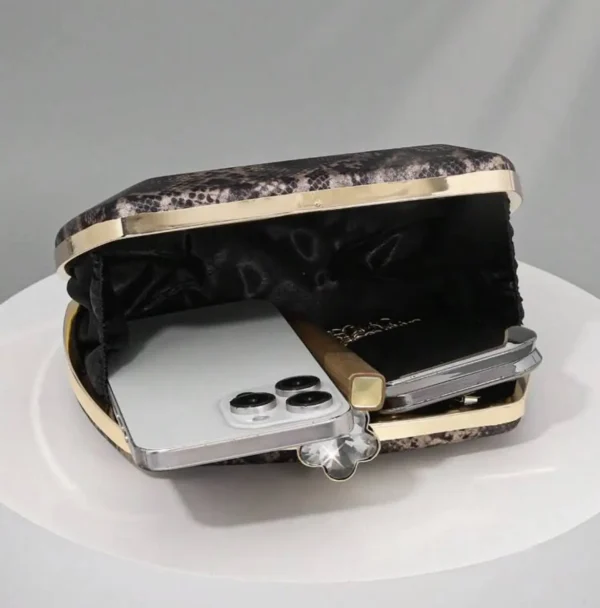 Snake Print Clutch Bag in Dubai