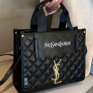 Yves Saint Laurent Quilted Black Bag