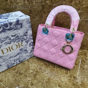 Dior Pink Lady Leather Mini Bag
