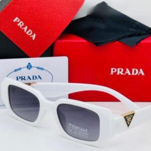 Prada White Polarized Sunglasses in Dubai