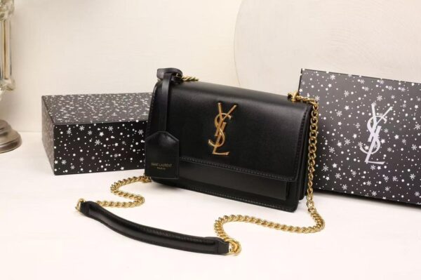 YSL Calf Leather Small Monogram Crossbody Bag in Dubai