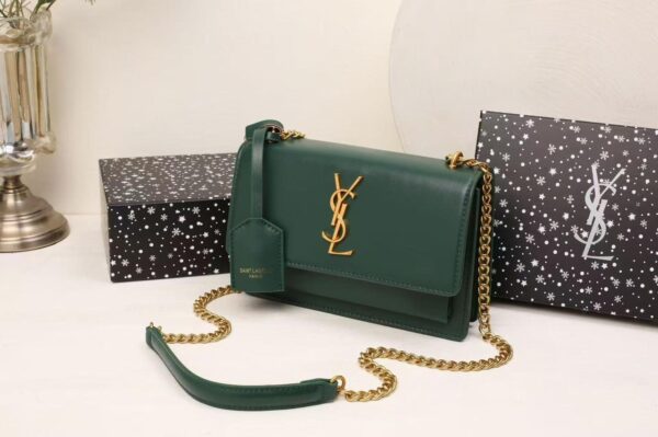 YSL Calf Leather Small Monogram Crossbody Bag in Dubai
