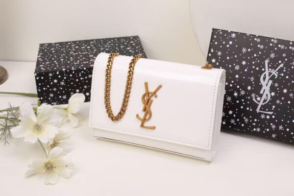 YSL Calf Leather Small Monogram Crossbody Bag in Dubai